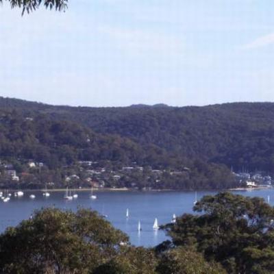 The view of Pittwater,Bayview, Church Point and Scotland Island from the deck.