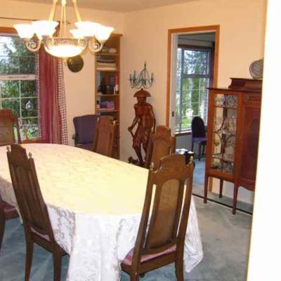 Formal dining room.